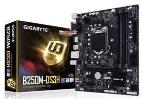 Gigabyte B250M-DS3H Motherboard LGA 1151  דור 7 / 6